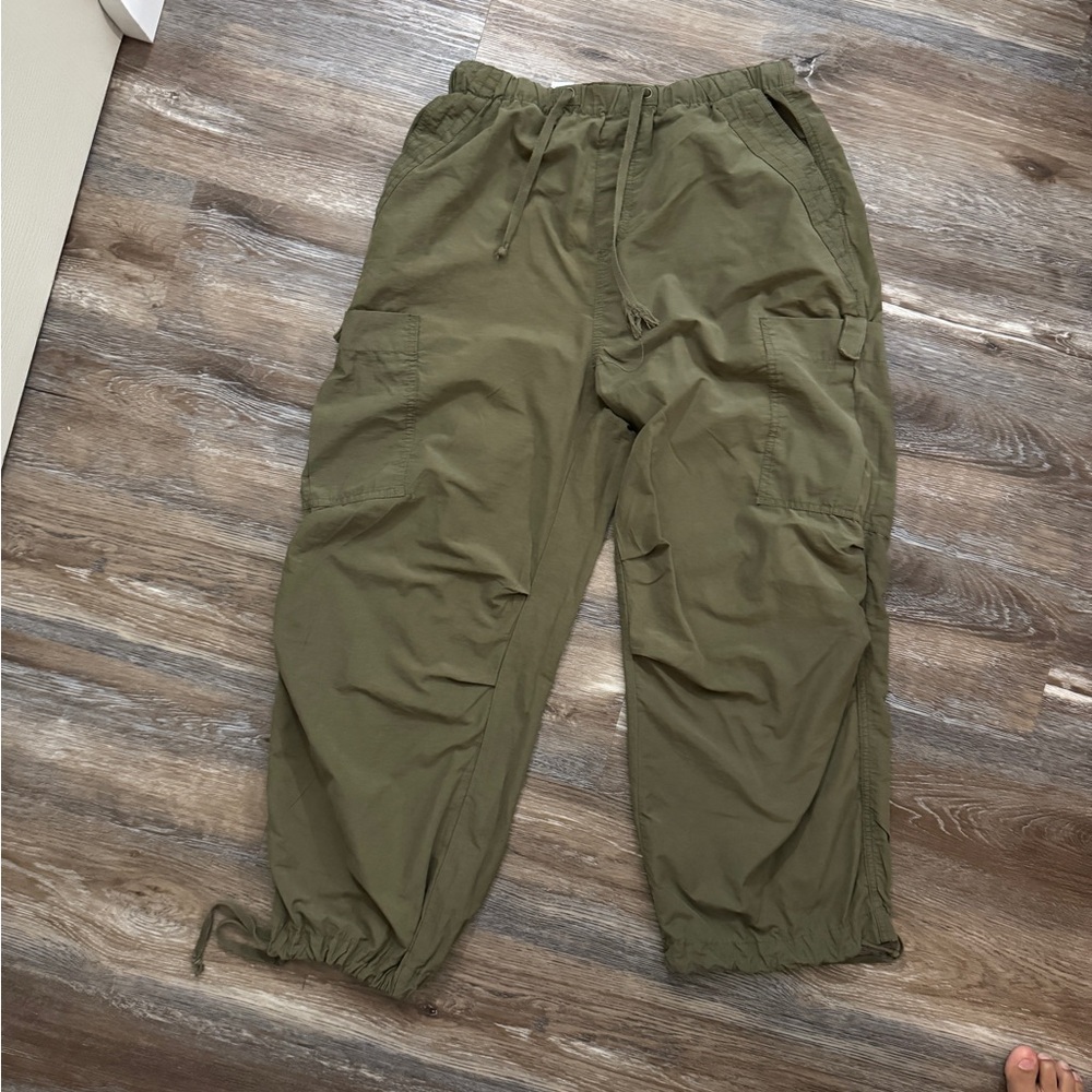 Aeropostale Olive Green Wide Leg Pants